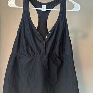 Sports Illustrated Swim - Black Racerback Swim Top